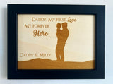 Father Silhouette Frame