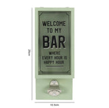 Bottle Opener Plaque Welcome To My Bar