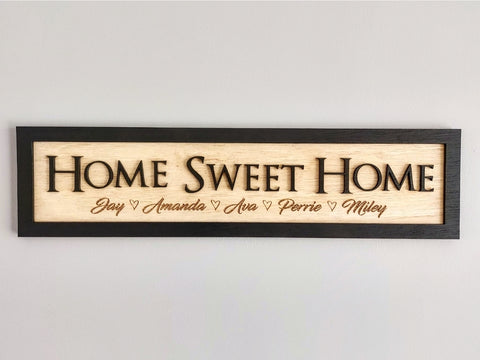 Home Sweet Home Wall Plaque Sign