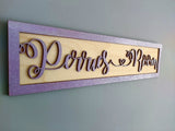 Personalised Bedroom Wall Plaque Sign