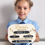 Personalised First day of school Sign Style 2