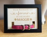 Personalised Memorial Dog Collar Frame Style 2